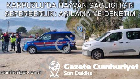 Karpuzlu’da Hayvan Sağlığı İçin Seferberlik: Aşılama ve Denetim