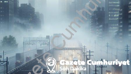 Denizli’de Sağanak Sonrası Yoğun Sis: Görüş Mesafesi 10 Metreye İndi