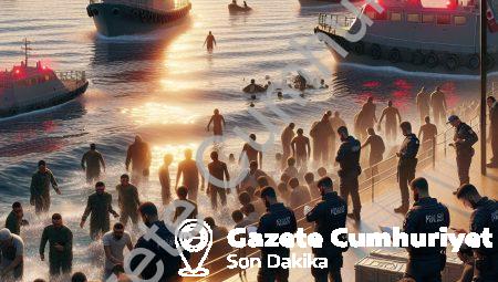 İzmir Kıyılarında Hareketli Saatler: 120 Düzensiz Göçmen İşlem Gördü