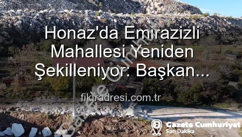 Honaz çevre düzenlemesi - Honaz'da Çevre Düzenlemesi Hız Kesmiyor: Başkan Kepenek Emirazizli Mahallesi'nde Kentsel Dönüşüm Vurgusu