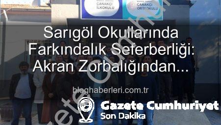 Sarıgöl’de Okullarda Farkındalık Seferberliği: Akran Zorbalığından Verimli Ders Çalışmaya Kapsamlı Eğitimler
