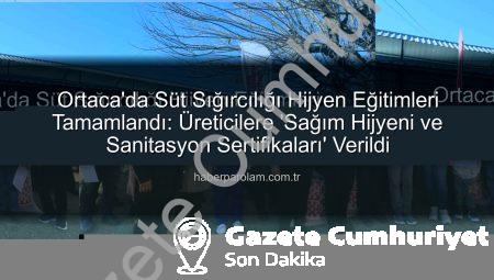 Ortaca’da Süt Sığırcılığında Hijyen Devrimi: Üreticiler Sertifikalarını Aldı