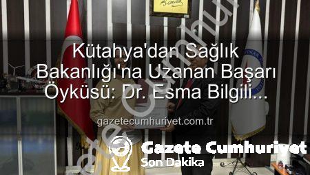 Kütahya’dan Sağlık Bakanlığı’na Uzanan Başarı Öyküsü: Dr. Esma Bilgili TMYO Öğrencileriyle Buluştu