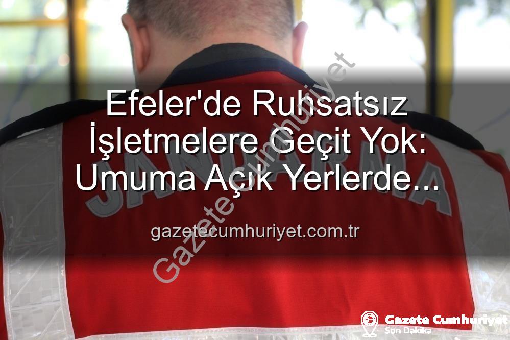 Efeler ruhsatsız işletme - Efeler'de Ruhsatsız İşletmelere Geçit Yok: Umuma Açık Yerlerde Kapsamlı Denetim Sonucu 5 İşletmeye İşlem