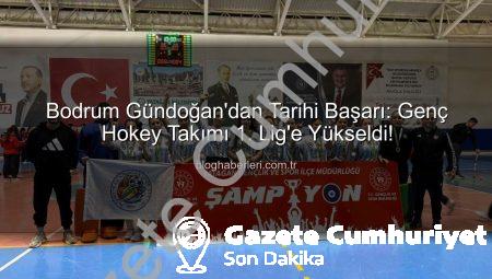 Bodrum’un Genç Hokeycileri Tarih Yazdı: 1. Lig’e Yükseliş Muhteşem Oldu!