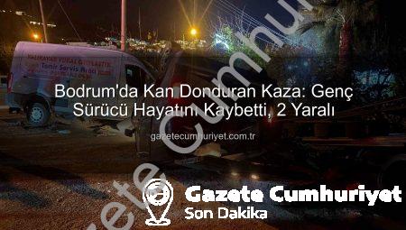Bodrum’da Kan Donduran Kaza: Genç Sürücü Hayatını Kaybetti, 2 Yaralı
